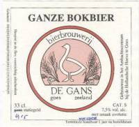 Bierbrouwerij de Gans, Ganze Bokbier