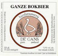 Bierbrouwerij de Gans, Ganze Bokbier