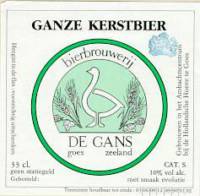 Bierbrouwerij de Gans, Ganze Kerstbier