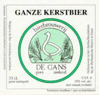 Bierbrouwerij de Gans, Ganze Kerstbier