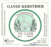 Bierbrouwerij de Gans, Ganze Kerstbier