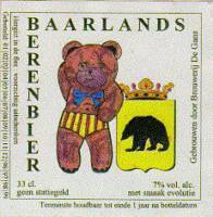 Bierbrouwerij de Gans, Baarlands Berenbier