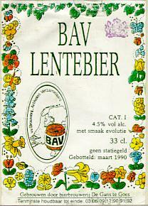 Bierbrouwerij de Gans, BAV Lentebier