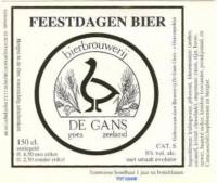 Bierbrouwerij de Gans, Feestdagen Bier