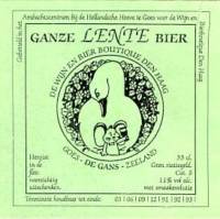 Bierbrouwerij de Gans, Ganze Lentebier