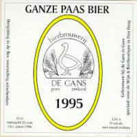 Bierbrouwerij de Gans, Ganze Paasbier 1995