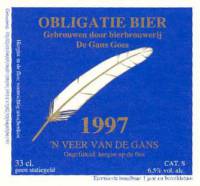 Bierbrouwerij de Gans, Obligatiebier 1997