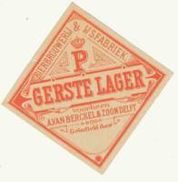 Bierbrouwerij De Gekroonde P, Gerste Lager