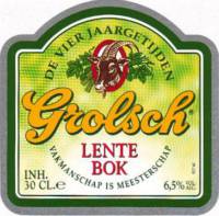 Grolsch, Lente bok