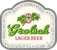 Grolsch, Grolsch Lager Beer