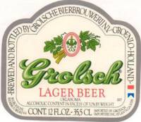 Grolsch, Grolsch Lager Beer