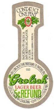 Grolsch, Grolsch Lager Beer
