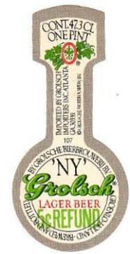 Grolsch, Grolsch Lager Beer