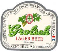 Grolsch, Grolsch Lager Beer Strong Beer