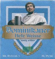 Groningse Bierbrouwerij, Dominikaner Hefe Weisse