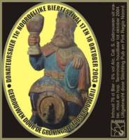 Groningse Bierbrouwerij, Donateursbier Bierfestival 2003