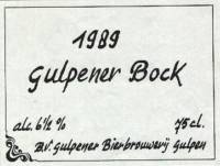 Gulpener Bierbrouwerij, 1989 Gulpener Bock