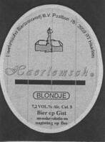 Haerlemsche Bierbrouwerij BV, Haerlemsch &reg; Blondje