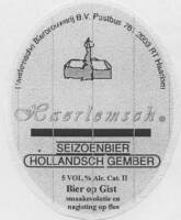 Haerlemsche Bierbrouwerij BV, Haerlemsch&reg; Seizoenbier Hollandsch Gember