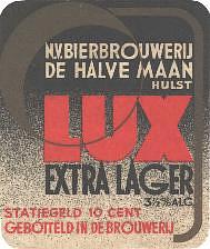 Bierbrouwerij De Halve Maan (Hulst), Lux Extra Lager