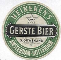 Heineken, Heineken's Gerstebier