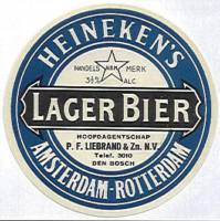 Heineken, Heineken's Lager Bier