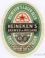Heineken, Heineken's Lager Beer