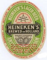 Heineken, Heineken's Lager Beer