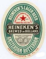 Heineken, Heineken's Lager Beer