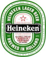 Heineken, Heineken Lager Beer Brewed in Holland