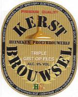 Heineken, Kerstbrouwsel Triple  Gist Op Fles