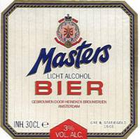 Heineken, Masters Licht Alcohol Bier