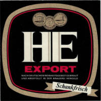 Hengelosche Bierbrouwerij (1919-1988), HE Export