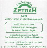 Bierbrouwerij De Hopbloem, Zetrah Jubileumbier Axel