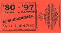 Jantje's Bieren Uden, Afscheidsbier
