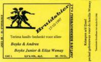 Jantje's Bieren Uden, Bruidsbier