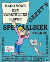 Jantje's Bieren Uden, Geert's Speciaalbier