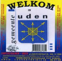 Jantje's Bieren Uden, Welkom in gemeente Uden Dubbel