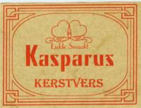 Bierbrouwerij Kasparus, Kasparus Kerstvers