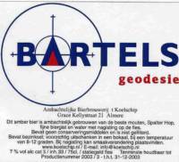 Bierbrouwerij 't Koelschip, Bartels Geodesie