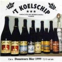 Bierbrouwerij 't Koelschip, Donateursbier 1999