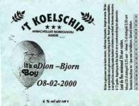 Bierbrouwerij 't Koelschip, It's a boy Dion-Bjorn
