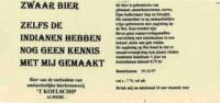 Bierbrouwerij 't Koelschip, Zelfs de Indianen