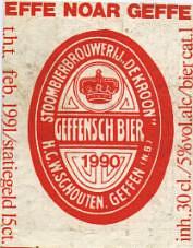 Bierbrouwerij De Kroon (Oirschot), Geffensch Bier 1990