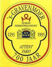 Bierbrouwerij De Kroon (Oirschot), 's-Gravenmoer 700 Jaar