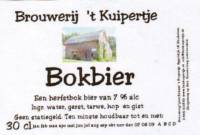 Bierbrouwerij 't Kuipertje, Bokbier