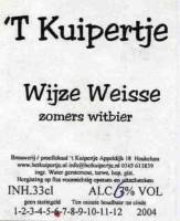 Bierbrouwerij 't Kuipertje, Wijze Weisse Zomers Witbier