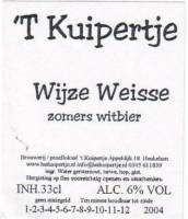 Bierbrouwerij 't Kuipertje, Wijze Weisse Zomers Witbier