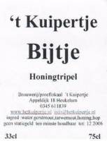 Bierbrouwerij 't Kuipertje, Bijtje Honingtripel