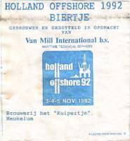 Bierbrouwerij 't Kuipertje, Holland Offshore 1992